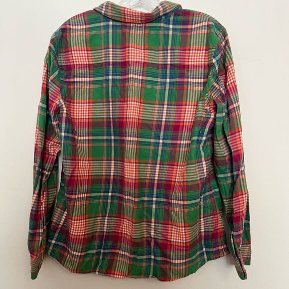 J. McLaughlin Multicolor Plaid Casual Shirt - Picture 3 of 3
